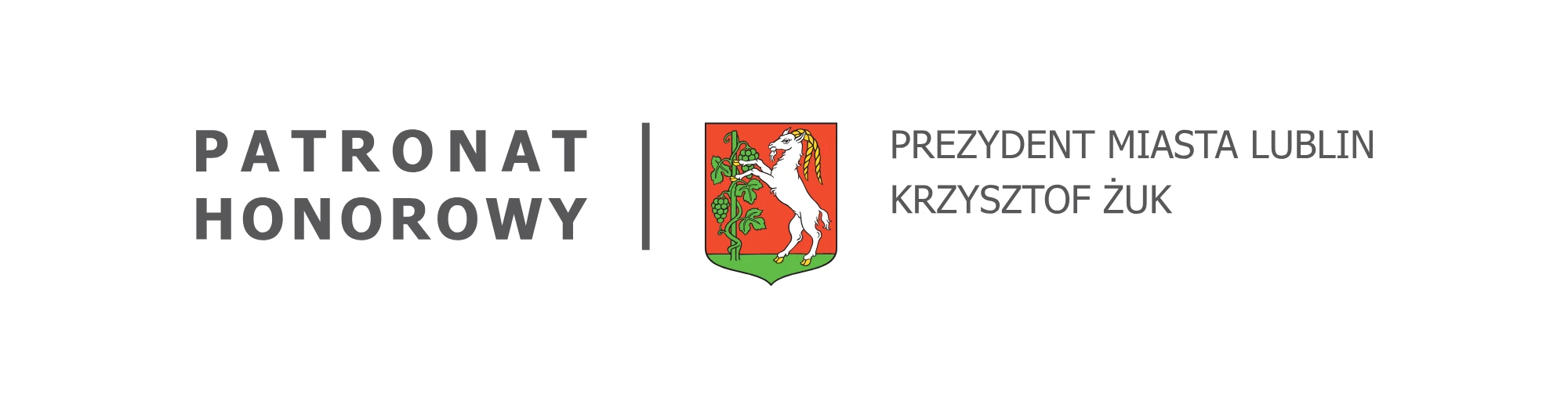 Patronat honorowy – Prezydent Miasta Lublin Krzysztof Żuk